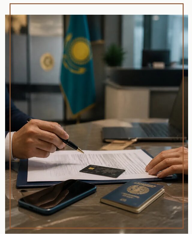 Открытие счета и банковской карты в Казахстане в Краснотурьинске